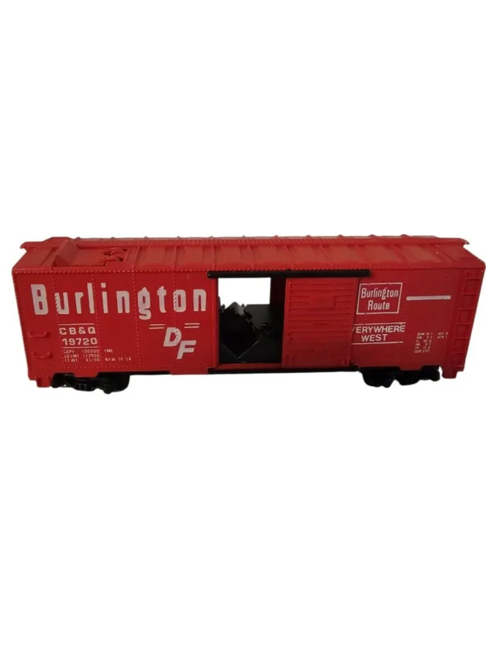 HO SCALE Vintage Mantua/Tyco Burlington CB&Q SD box car #19720